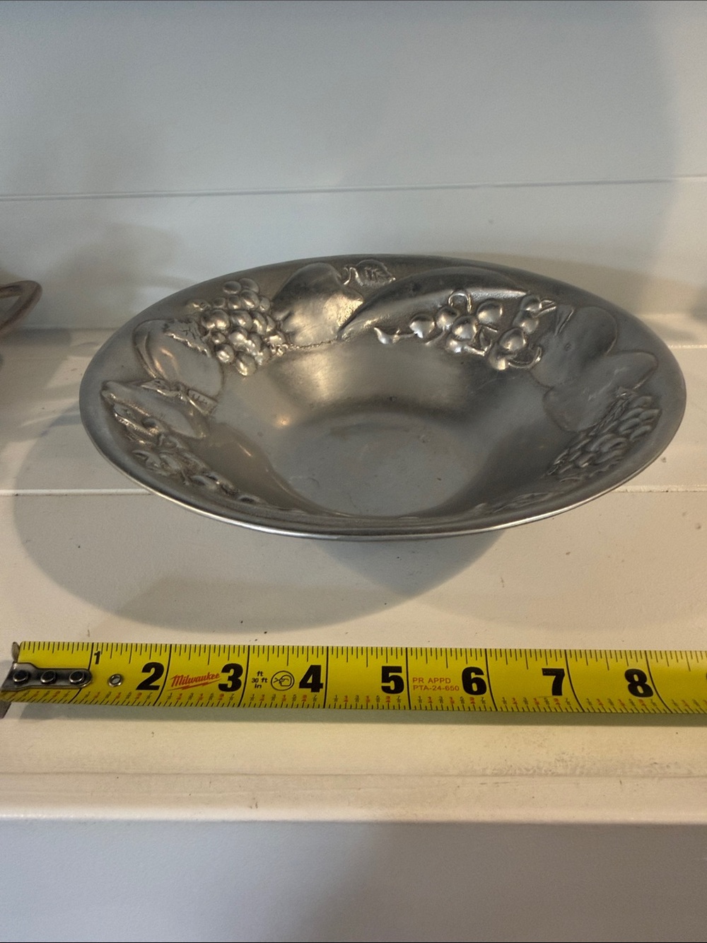 Wilton Silver Fruit Motif Decorative Bowl
